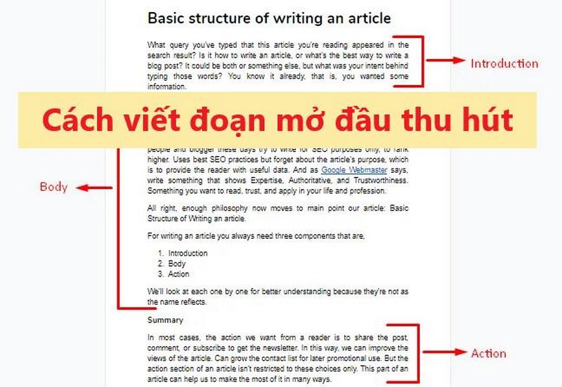 Cách viết đoạn Sapo hấp dẫn