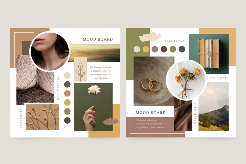 Moodboard hay còn gọi là bảng cảm hứng