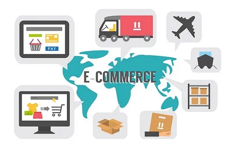 E-commerce là việc mua bán hàng hóa hoặc dịch vụ thông qua internet.