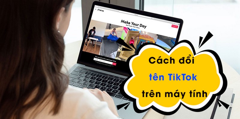 Cách đổi tên và ID TikTok trên máy tính