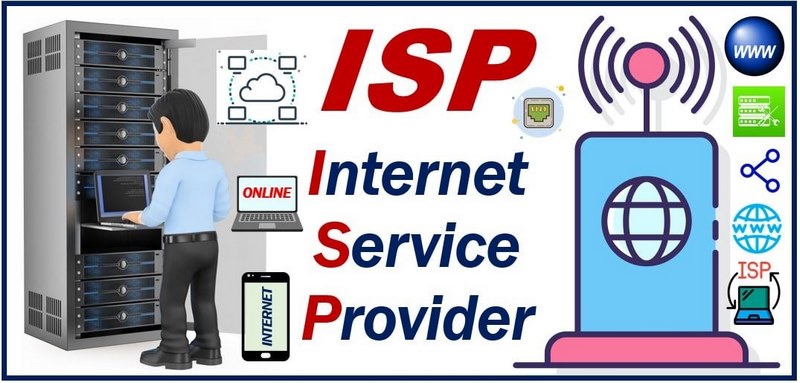 ISP, viết tắt của Internet Service Provider