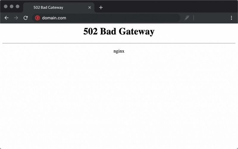 Các nguyên nhân phổ biến gây lỗi 502 Bad Gateway