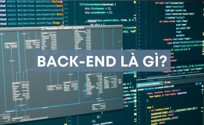 Backend là phần phía sau của một ứng dụng web