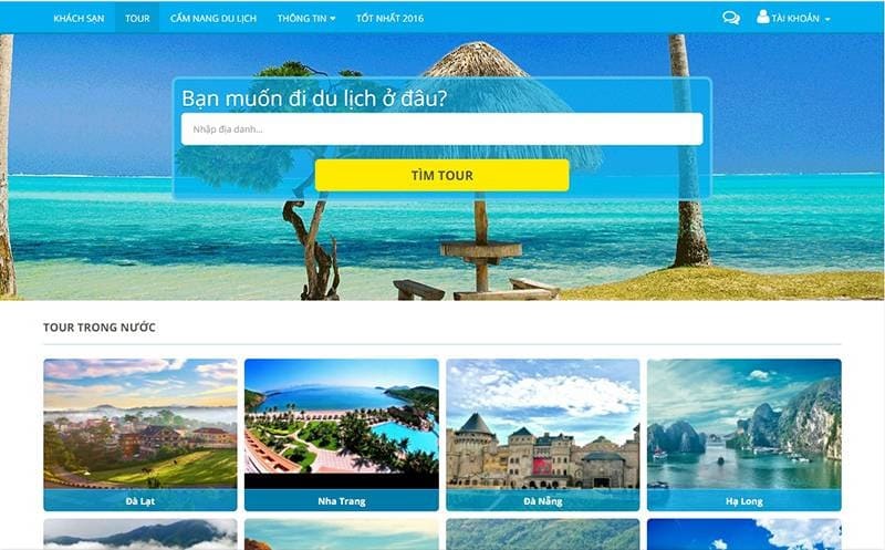 Website du lịch là công cụ quảng bá thương hiệu hiệu quả