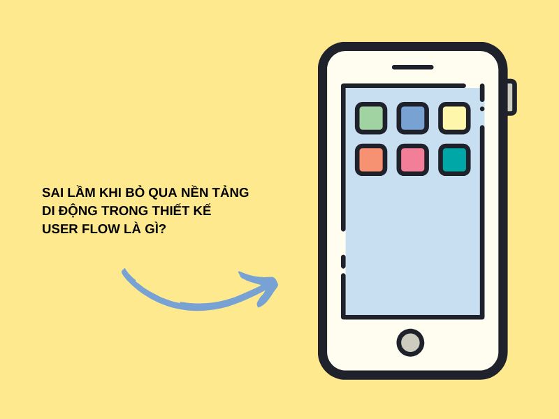Sai lầm khi bỏ qua nền tảng di động trong thiết kế User Flow là gì?